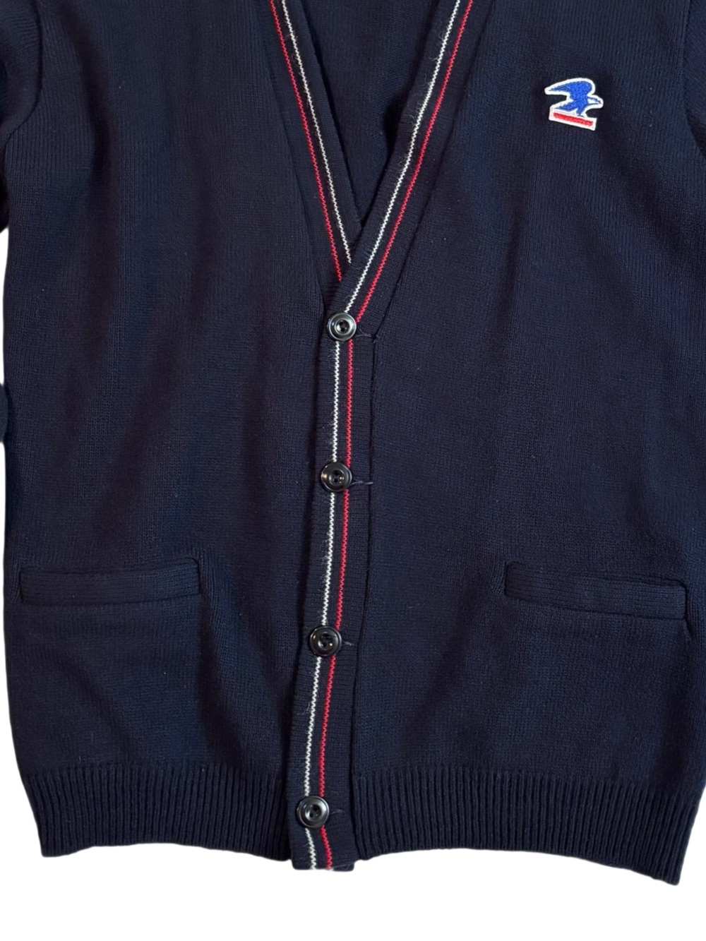 Vintage US Postal Service Uniform Cardigan Medium 1990s USPS Made In USA - Picture 7 of 8